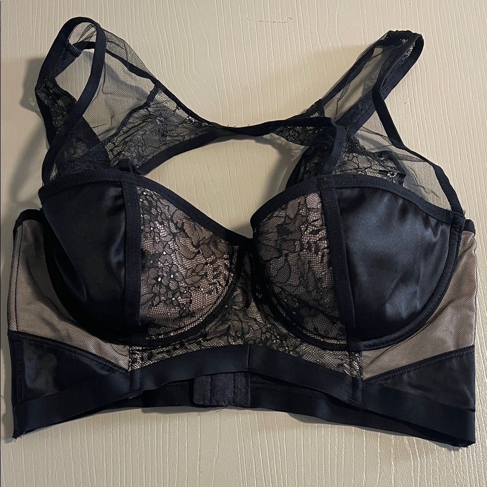 Victoria's Secret Black Lace Bra- Size 34D